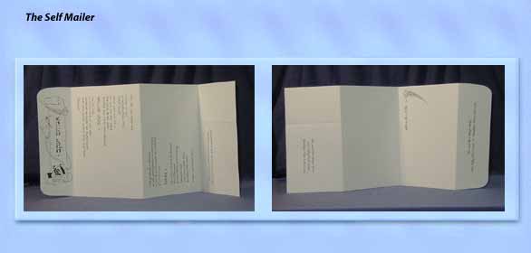 Bar Mitzvah Invitation THE SELF MAILER