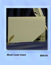 Bar Mitzvah Invitation MOCK COVER LINEN