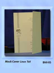 Bar Mitzvah Invitation MOCK COVER VELLUM TALL