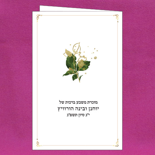 Jewish Hebrew English  Invitations - Design Your Own