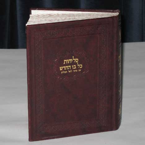 Jewish Hebrew English  Invitations - Hardcover Selichot #1